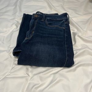 Hollister jeans, dark blue, comfortable, straight leg